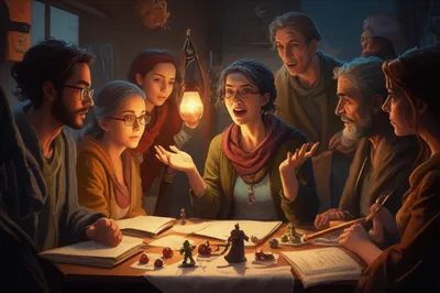 Illustration storyteller - Image 1