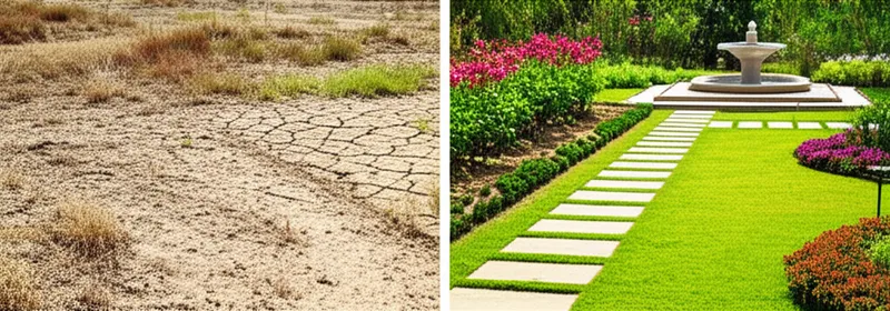 توضيح مرئي للكلمة "landscaped" - تنسيق المناظر الطبيعية، تهيئة المناظر الطبيعية