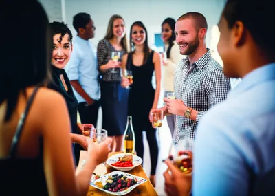 Visuelle Darstellung für das Wort „gathering" - Versammlung, Treffen