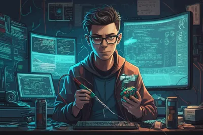 Illustration geek - Image 1