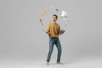 Illustration multiskilled