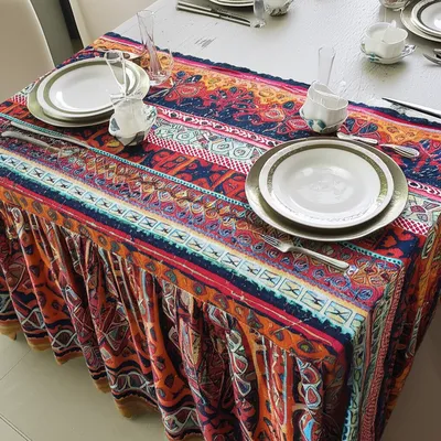 Illustration tablecloth