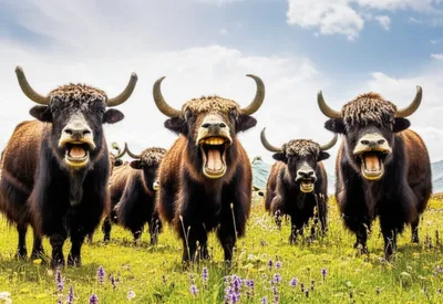 Illustration yaks - Image 1