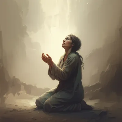 Illustration imploring - Image 1