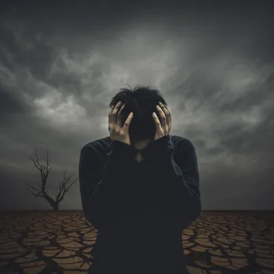 Illustration anguished