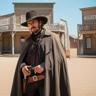 Illustration gunslinger