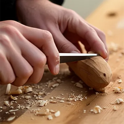 Illustration whittling - Image 1