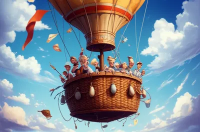 Illustration balloons - Image 1