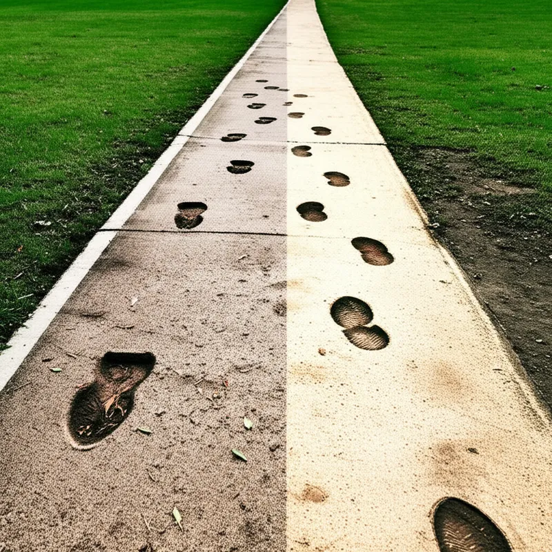 Illustration visuelle du mot « before » - Avant, auparavant