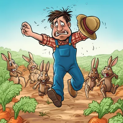 Illustration hares - Image 1