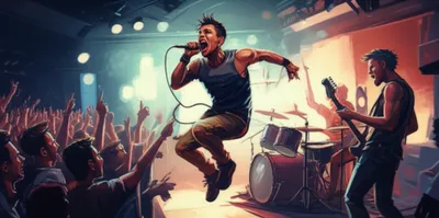 Illustration wailing - Image 1