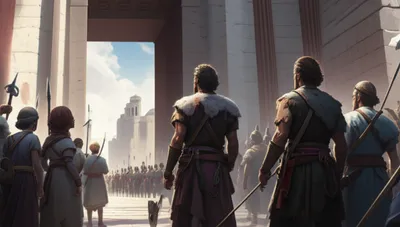 Illustration barbarians