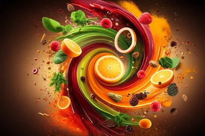 Illustration flavorful