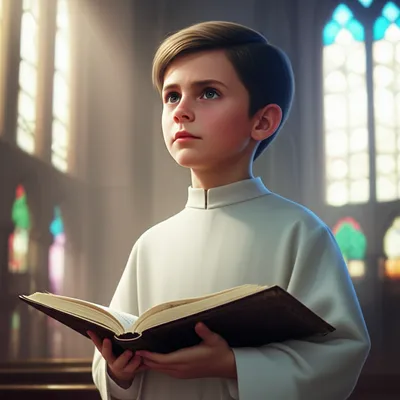 Illustration choirboy - Image 1