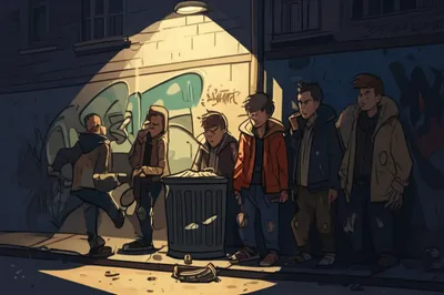 Illustration hoodlum - Image 1