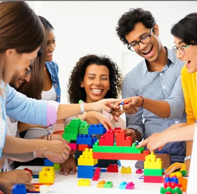 Illustration teambuilding