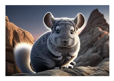 Illustration chinchillas