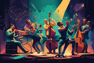 Illustration jazzed - Image 1