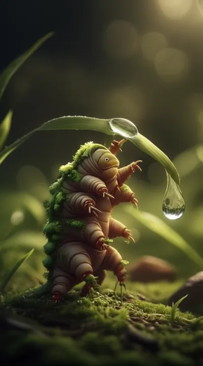 Illustration tardigrade