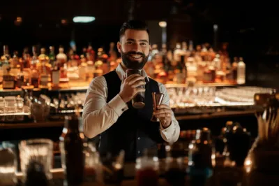 Illustration barmen - Image 1