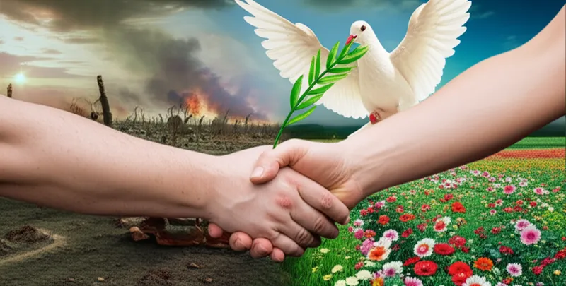 Illustration visuelle de compos: Accord, traité, trêve - Image 1