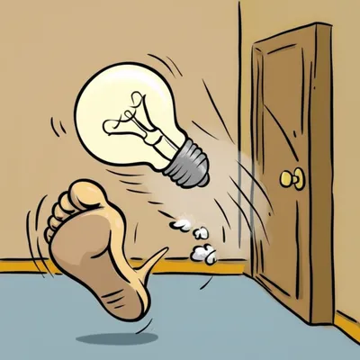 Illustration kicking - Image 1