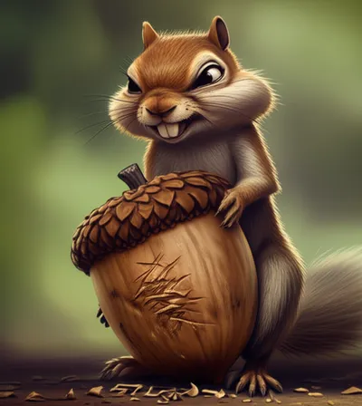 Illustration gnawing