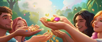 Illustration openhanded - Image 1