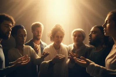 Illustration worshipped