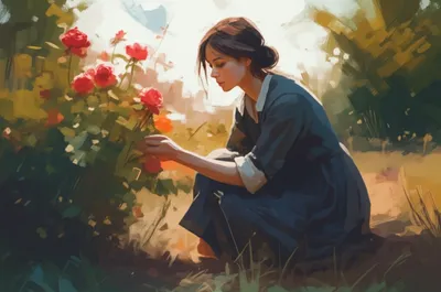 Illustration widow - Image 1