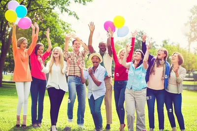 Illustration rejoicing - Image 1