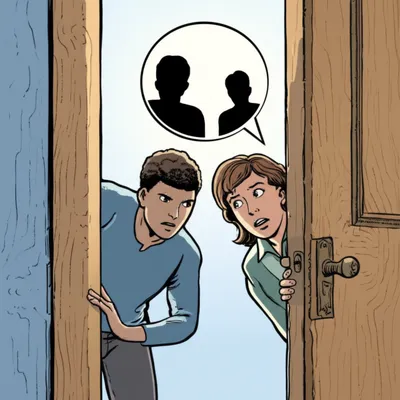 Illustration overhear