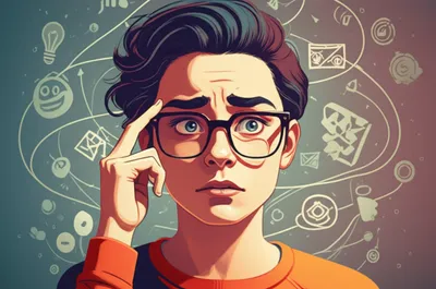 Illustration puzzled - Image 1