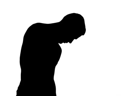 Illustration hunched - Image 1