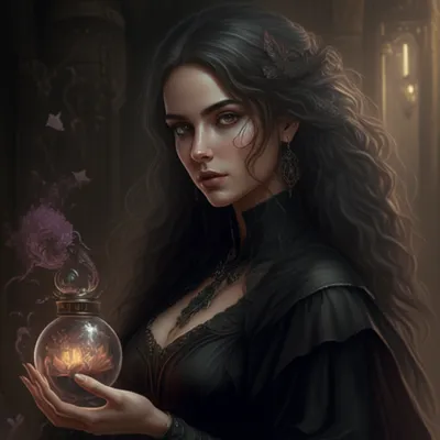 Illustration enchantress - Image 1