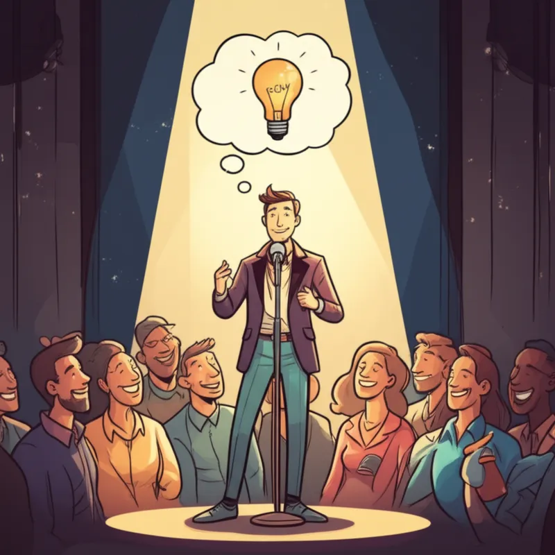 Illustration visuelle du mot « mot » - Mot d'esprit, bon mot