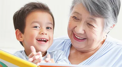 Illustration granddaughter