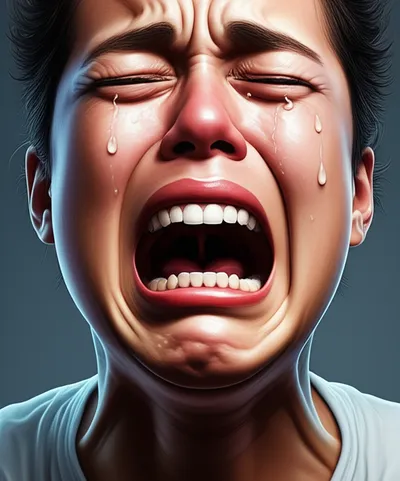 Illustration sobbing - Image 2