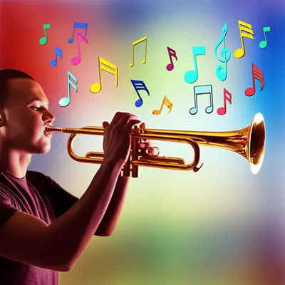 Illustration trumpets - Image 1