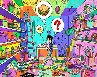 Hình ảnh minh họa scatterbrained