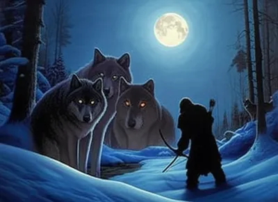 Illustration wolfed - Image 1