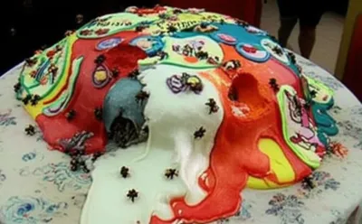 Illustration grotesquely