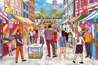 Illustration fete - Image 1