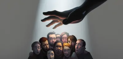 Illustration oppressing