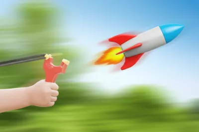 Illustration slingshot - Image 1
