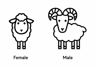 Illustration ewe - Image 1