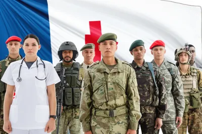 Illustration servicemen