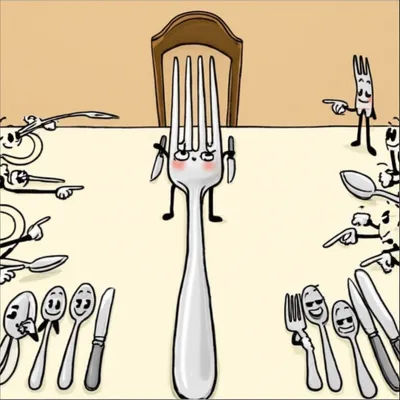 Illustration fork - Image 1