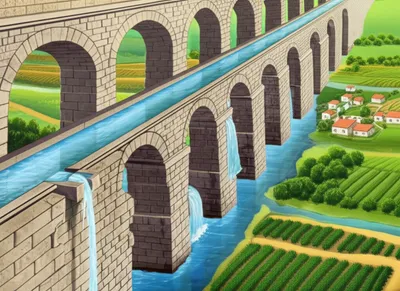 Illustration aqueduct