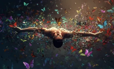 Illustration butterflies - Image 1